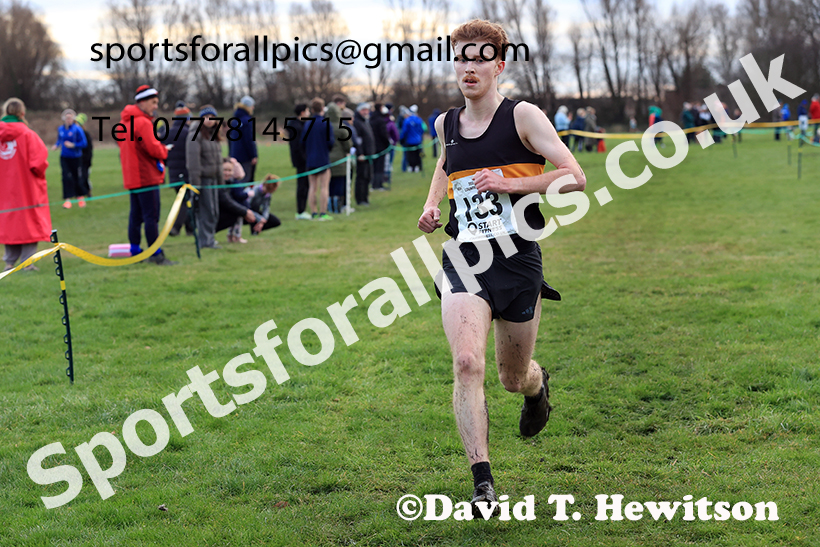 Senior mens 2024 NECAA Cross Country Champs., Temple Park, South Shields. Photo: David T. Hewitson/Sports for All Pics